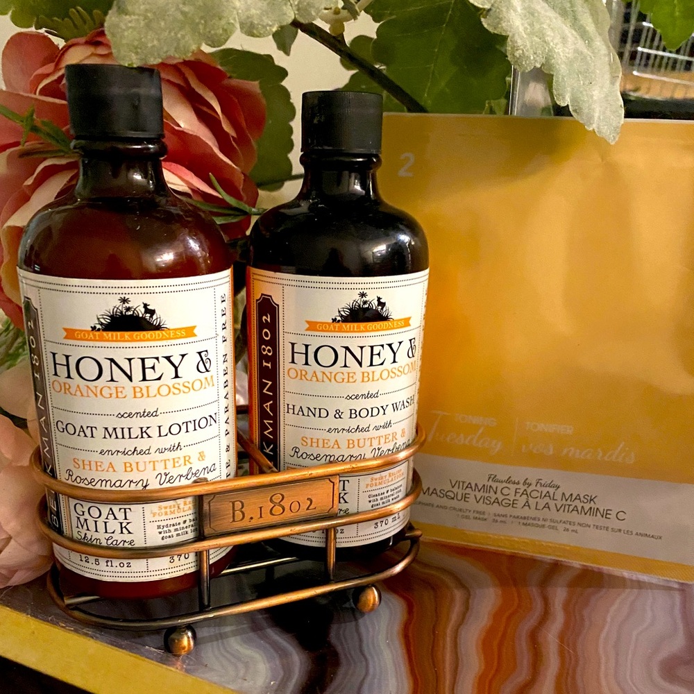 BEEKMAM 1802 Honey & Blossom Hand, Body Wash & Goat Milk Lotion